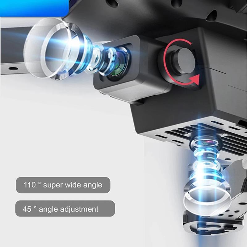 E99 Foldable Drone 4K Dual Camera Quadcopter RC Remote Control Altitude Hold FPV Live Video UAV Aerial Photography