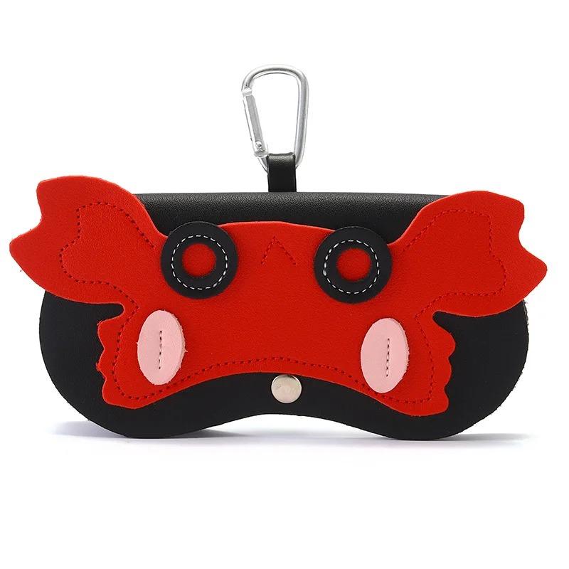 Kreslené pouzdro na brýle s motivem sov pro muže a ženy, přenosné, roztomilé, úložný box na sluneční brýle a brýle na krátkozrakost, cestovní ochranný organizér na brýle, dárek