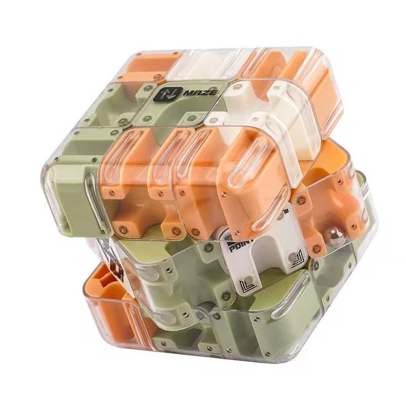 3D Maze Magic Cube Fidgeting Playthings Children Labyrinth Creativity Puzzle Intelligence Cube Logical Thinking Anti Stress Learning Playthings
