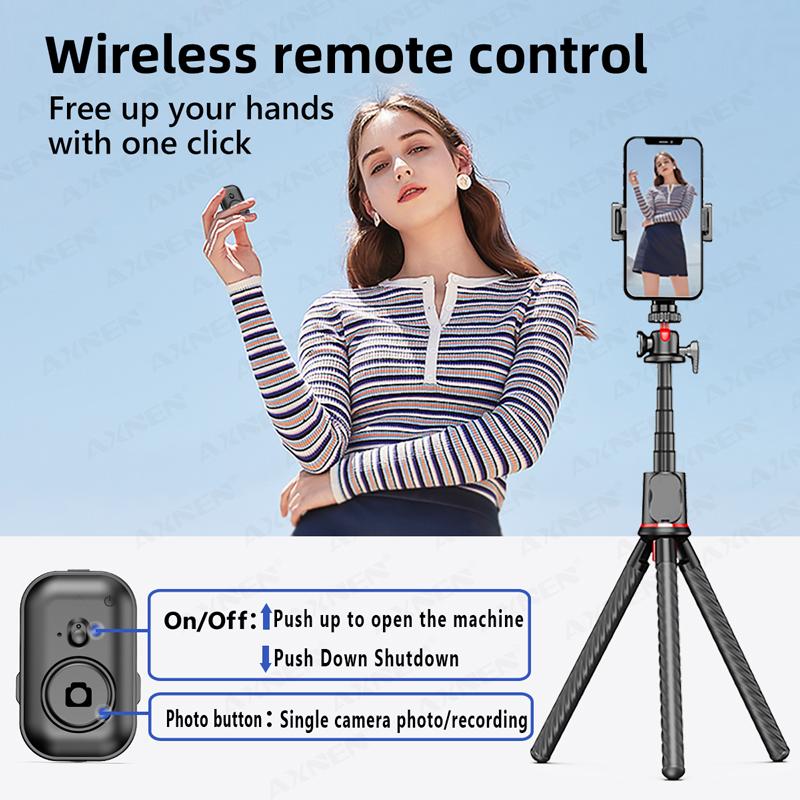 C03 Octopus Tripod Flexible Selfie Stick Smartphone Vlog Video Stand Tripod Outdoor Live Shooting for iPhone Xiaomi Phone Camera 7
