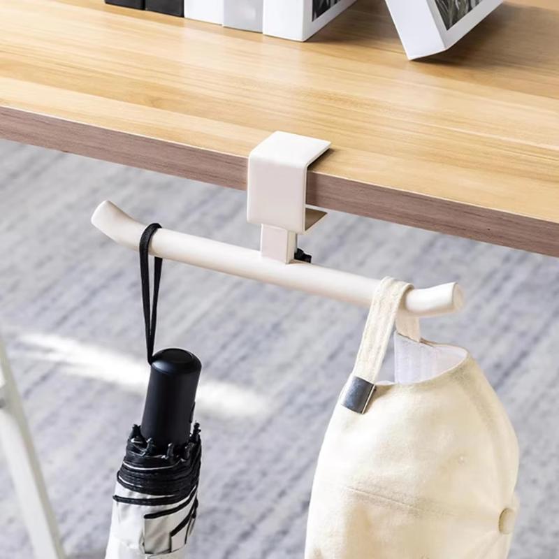 Desk Bag Hanger Portable Bag Hanger School Office Desk Edge Bag Hook Desktop Backpack Hanger Punch Free Desk Side Handbag Rack