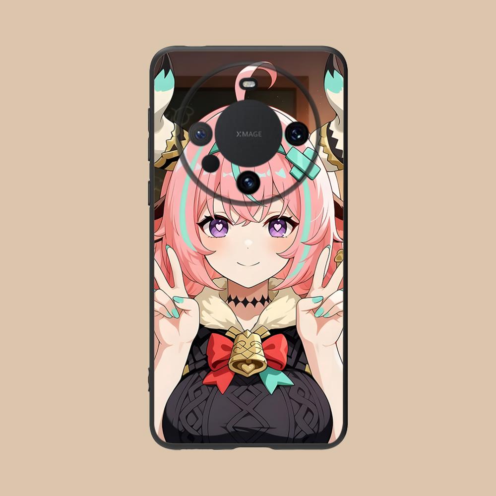 Game GI Varesa Matte TPU Mobile Phone Case for Huawei Mate 60 50 40 30 20 10 Pro Plus Lite E 5G Colorful Printing Cover