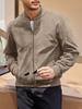 Men's Fashion Casual Suede Plush Lightweight Hoodie Jacket for Autumn/Winter