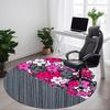 1pc Cherry Blossom Pattern Chair Carpet for Office, Non-slip, Soft and Durable Office Rug, Perfect for Office Yy260131053
