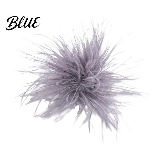 Accessoire Broche de Mariage Épingle pour Femme avec Design Plumeux Léger