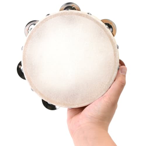 KC Leather Tambourine Calfskin 18cm TCS-18/6