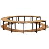 Spa Frames - vidaXL - 273x53 Cm - Solid Acacia Wood - Weather-resistant - Sturdy Aluminum