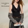 Women's Satin Brushed Heated Vest with Chest Pads - Comfortable, Slimming, Versatile Base Layer for Fall/Winter