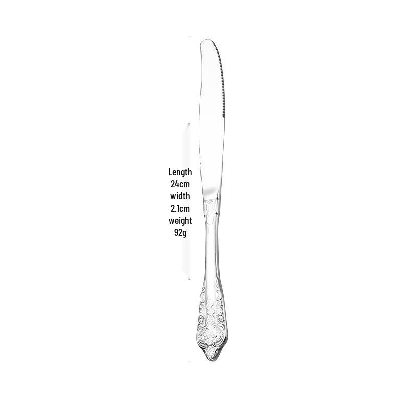 ZISIZ Stainless Steel Dinner Knife Set