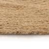 Tapis - vidaXL - Jute tressé - Rond 150 cm - Naturel - Intérieur