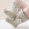 Cute Cartoon Bear Rabbit Baby Socks Spring Autumn Cotton Infant Toddler Ruffle Socks Casual Kids Mid Tube Socks