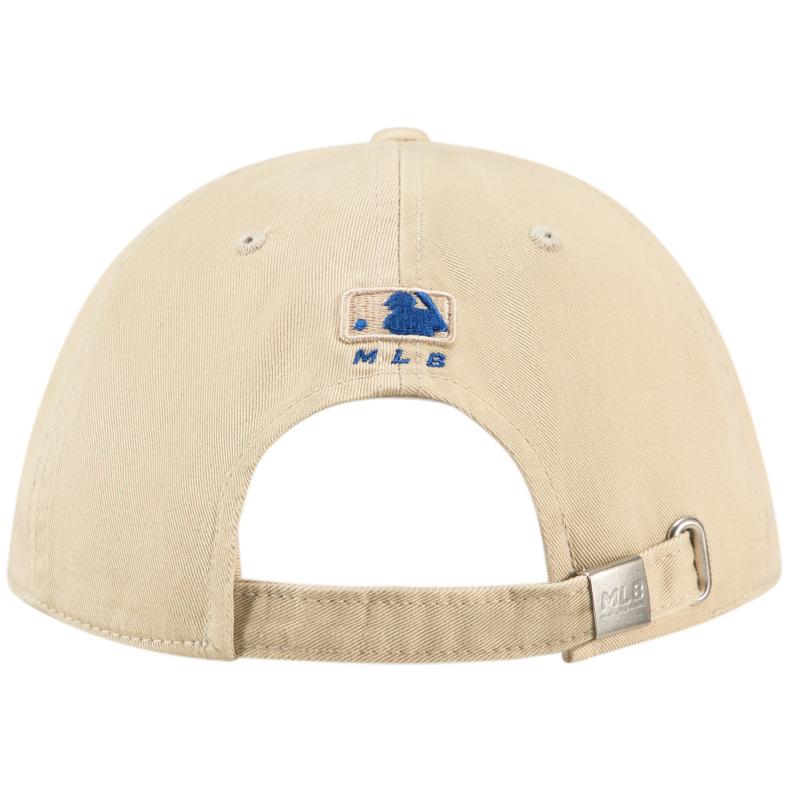 MLB Cotton Baseball Caps Unisex Khaki+Black Combo Box, Shopping Bag   Fashion 3ACP6601N-07BGS