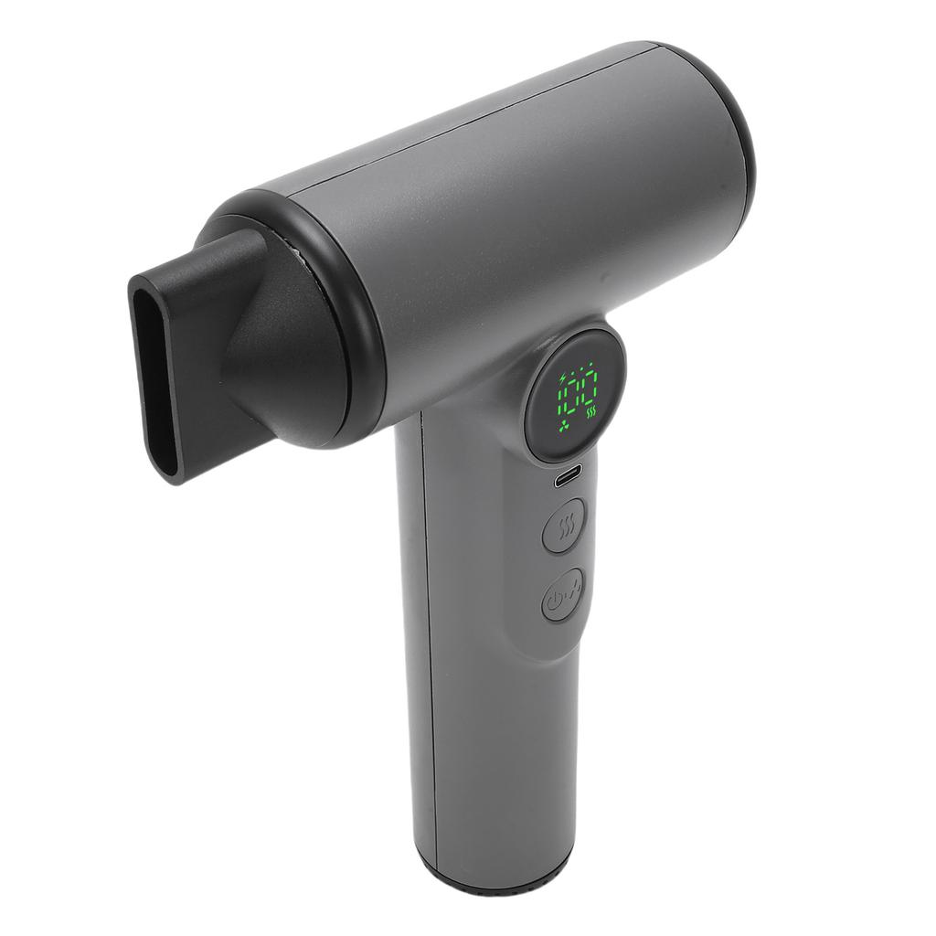 Kabelloser Haartrockner 200W 15600mAh USB Wiederaufladbar Kalt Heißluft Tragbarer Haarfön für Reisen Camping