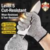 Competitive Price HPPE Cut Resistant Gloves ANSI/ISEA Cut Level 3 Anti-Cut Protection Abrasion-Resistant Uncoated Grey Glass