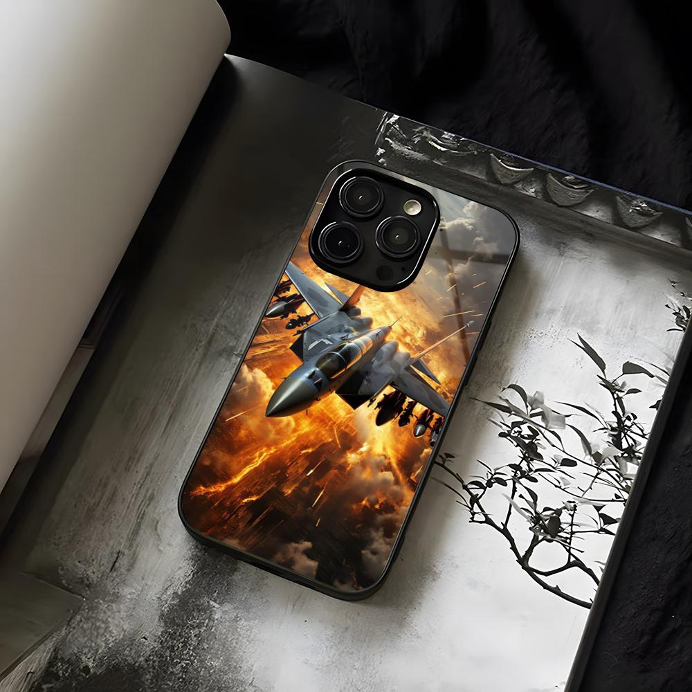 

Fighter Plane Poster F-22 Raptor Phone Case For IPhone 14 13 17 12 16 15 11 Pro XS Max Plus Mini X XR Tempered Glass SE2020 Cove iPhone 14 Pro