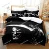 Dark Grim Reaper Bedding Set Single Twin Full Queen King Size Bed Set Adult Kid Bedroom Duvet Cover Sets 3D Anime Luxury Gift741