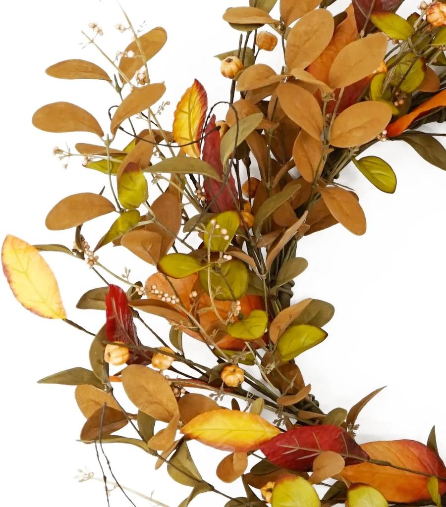 Hortenziový věnec Závěsná dekorace na dveře Simulační květina Styl Závěsná dekorace na zeď