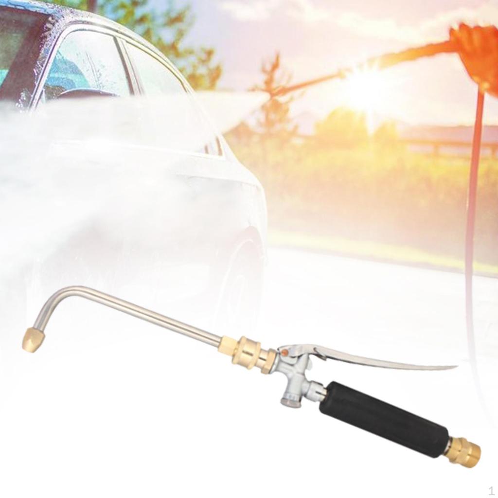 High Pressure Washer Extension Wand Quick Connect Accessories Replace Metal Multipurpose Power