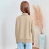 Children's Fashionable Casual Fleece Turtleneck Long-sleeved Top
