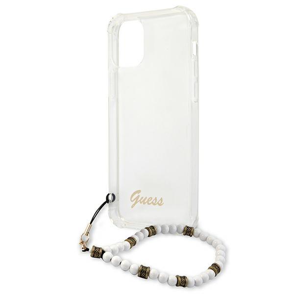 Guess Guhcp12Mkpswh Iphone 12/12 Pro 6,1 Transparent Hardcase White Pearl