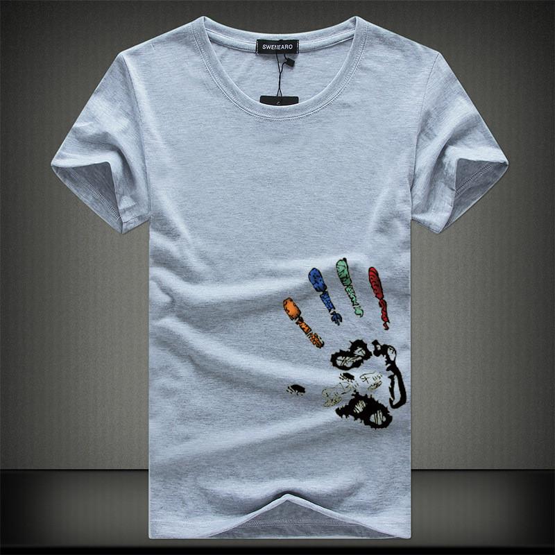 Swenearo Men T-shirts 5xl 4xl Plus Size Cotton Tee For Casual Summer Comfort