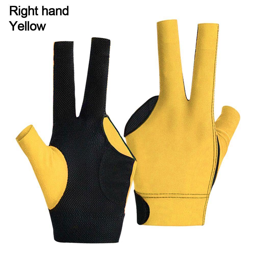 Three Fingers Snooker Glove Elastic Training Glove Durable Billiard Glove  Fitness Accessories