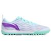 Li-Ning Comfortable Trendy TF (Rubber Studs) Artificial Turf Non-Slip Wear-Resistant Soccer Shoes Men Soccer Shoes Blue White Purple ASFU061-1
