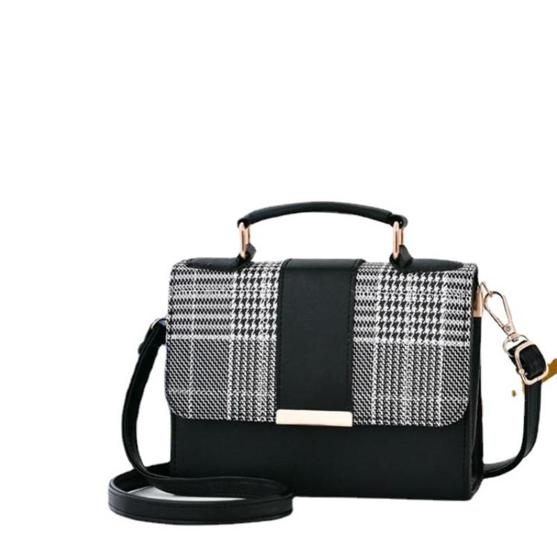 Neue Nischen-Einschulter-Damenhandtasche Generation Twill-Spleiß-Quadratische tragbare Umhängetasche