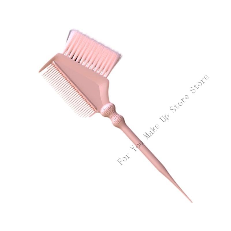 Double Sided Hair Coloring Comb Smooth Hair Treatments With Ergonomic Handle Hair Dyeing Brush For Salon and Home Use