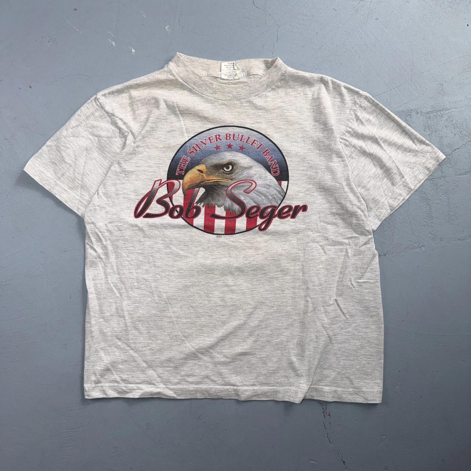 

Vintage Bob Seger & The Silver Bullet Shirt Mens L Band North American Tour 90s 2XL