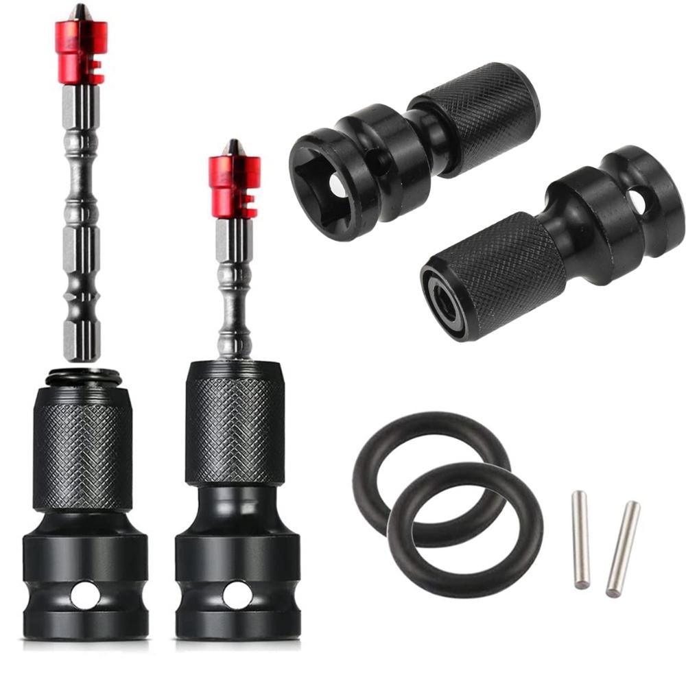 1/4 Inch Quick Release Impact Tool Ratchet Converter Spanner Sleeve Socket Adapter Wrench Adapter