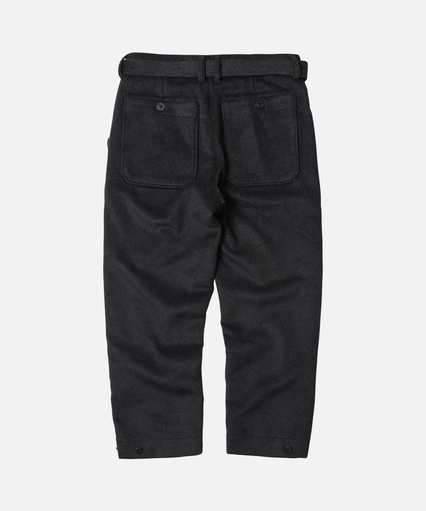 FRIZMWORKS Wool Belted Deck Pants _ Charcoal