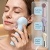 Waterproof Silicone Facial Cleanser Ultrasonic Heated Facial Brush Face Scrubber  Household Use