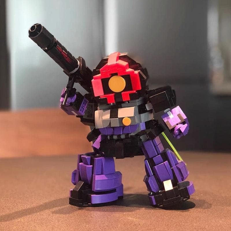Building Block Compatible, Gundam Sd Devil, Anime Gundam Yuanzu, Toy Puzzle Building Block Model