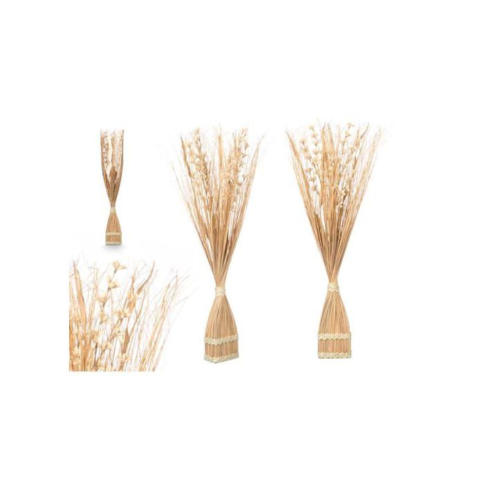 Fleurs décoratives naturelles - Gift Decor - Lot de 4 - 14x100x10 cm - 8x100x18 cm - Naturelles - Décoration intérieure