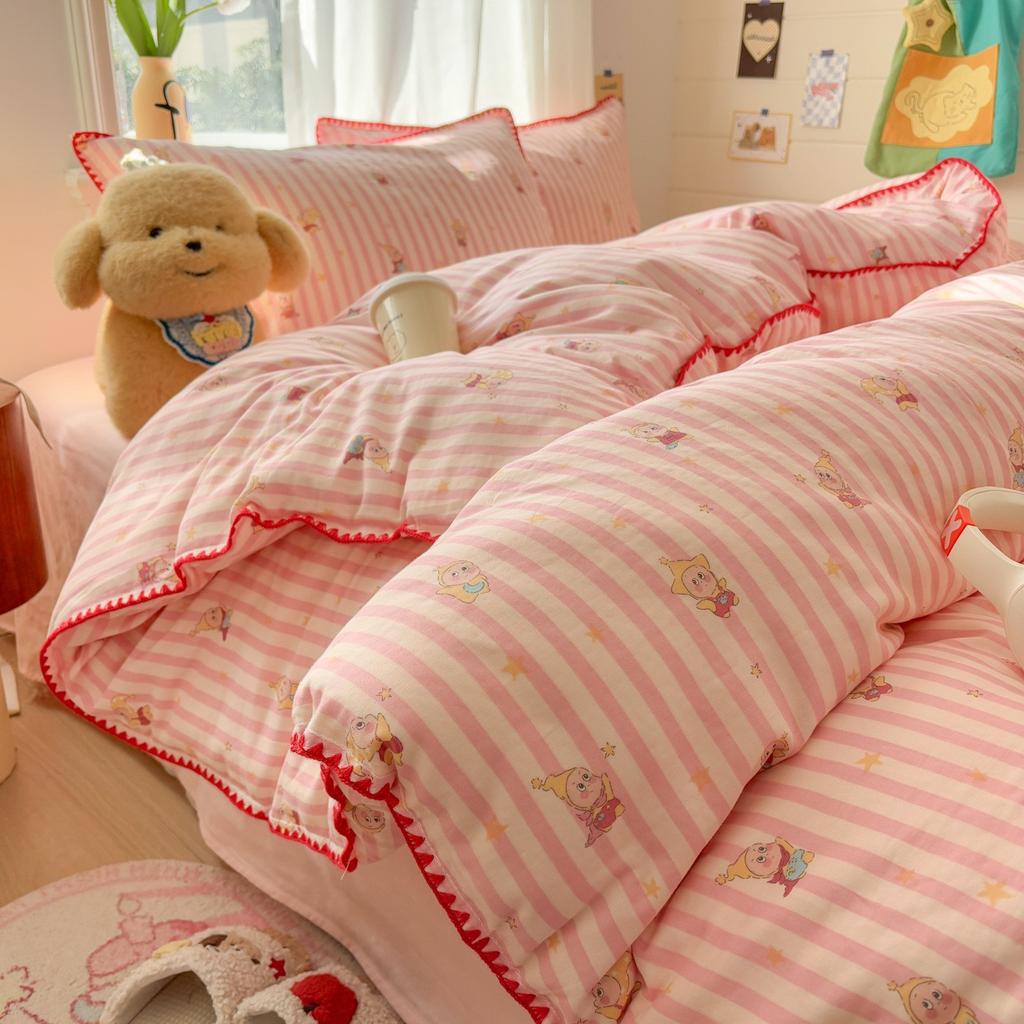 Xinjiang Cotton~ Class A Maternal And Infant Cotton Double-Layer Yarn 100 Pure Cotton Bed Sheet Quilt Cover, Children'S Bedding 4