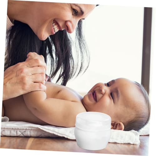 PAMINGONO 2-Pack Portable Powder Puffs for Babies and Kids, Body Talcum Powder Puffs for After Bath, Portable and Easy To Carry, Designed for Home or