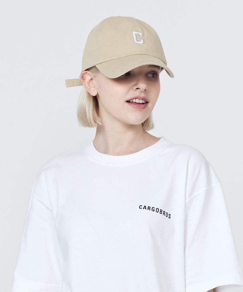 CARGOBROS FOR WOMAN Signature Logo Ball Cap (Beige)