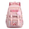 Super cute star card than high-value cartoon peripheral backpack for men and women, large-capacity weight reduction student schoolbag