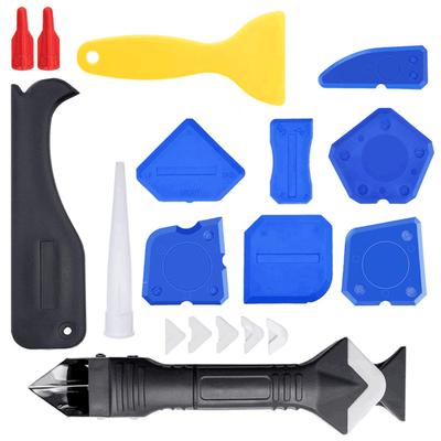 19pcs 3 In 1 Silicone Caulking Tools Sealant Finishing Tool Grout Scraper Sink Joint Great Tools