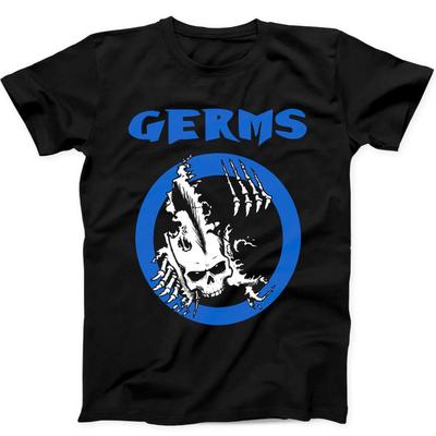 The Germs Punk Rock Musik Geschenk Schwarzes T-Shirt 450