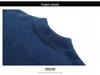 Plus Velvet Thickened Winter Mink Cashmere Semi-High Neck Men's Sweater