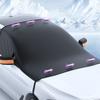 Copertura Parabrezza Auto per Neve e Ghiaccio Magnetica Parabrezza Anteriore Protezione Gelo e Ghiaccio con Finestrino Laterale e
