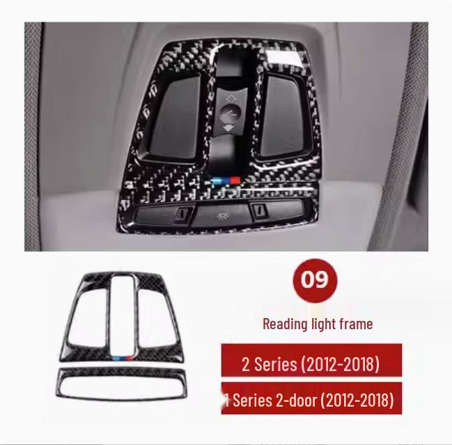 BMW řady 1 & 2 F20/F21 Středová konzole a obložení řadicí páky z uhlíkových vláken