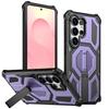 Applicable to Samsung S26Ultra Explorer three-proof mobile phone case Magnetic suction S25Ultra bracket A57 protective case