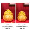 1Pcs Prosperity Sculpture Centerpiece Treasure Basin Statue For Office Shelf Desk Tabletop Art Craft Ornament Home Decorations