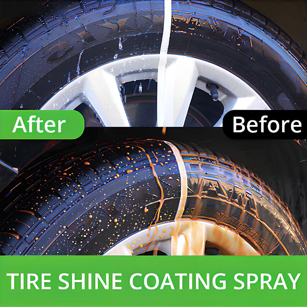 Tyre Gloss HVIERO S22 Tire Coating Spray Hydrophobic Sealant Wax for Car Wheel Auto Re-black Shine Chemistry Filler Rust Removal