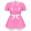 Mens Maid Costume Doll Collar Dress Ruffled Lace Apron Crossdresser Party Role Play Outfit