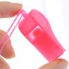 10~50pcs Mini Plastic Whistle with Rope for Sports Competition Football Soccer Basketball Cheerleading Referee Whistle TMZ