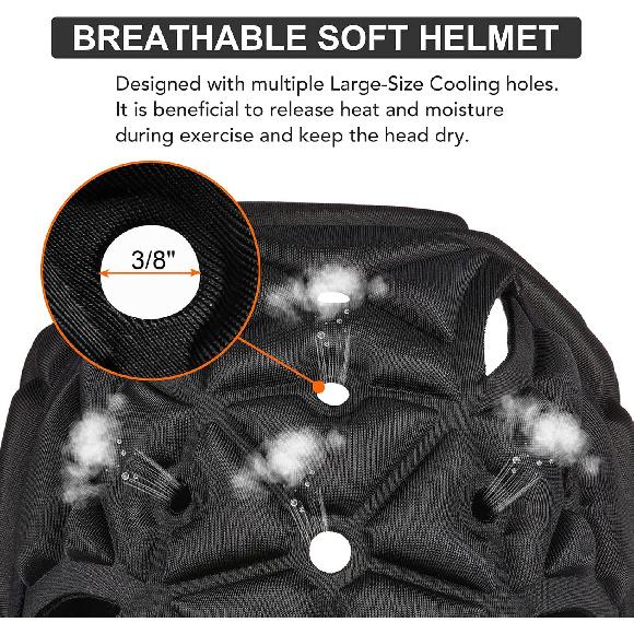 Soft Shell Helmet Flag Football 7v7 Rugby Headgear Scrum Cap Soccer Headguard for Adult Youth Kids